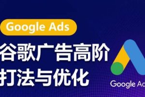谷歌广告高阶打法与优化,凝结行业精华的谷歌广告体系课程,带你抓住流量红利,最大化ROI