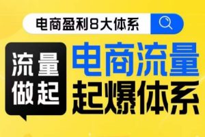8大体系流量篇·流量做起，电商流量起爆体系线上课